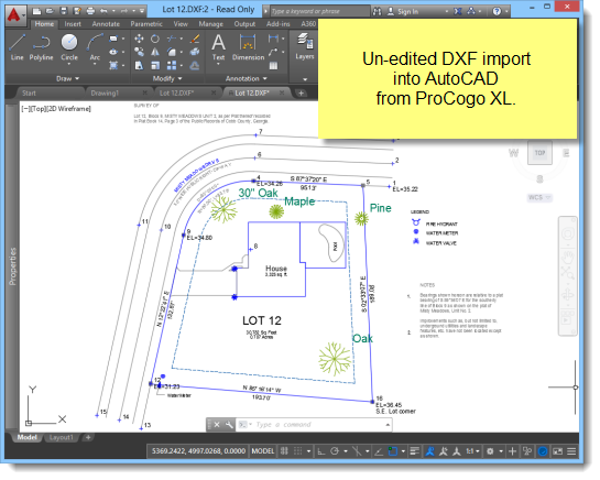 AutoCAD DXF Support