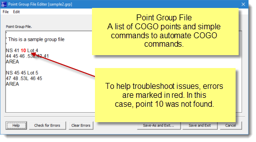 Point Group File