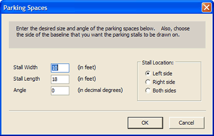 Automatic parking log dialog.