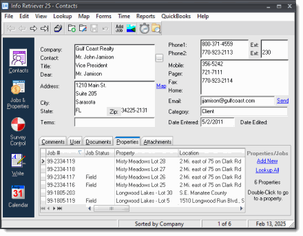 Info-Retriever Contacts